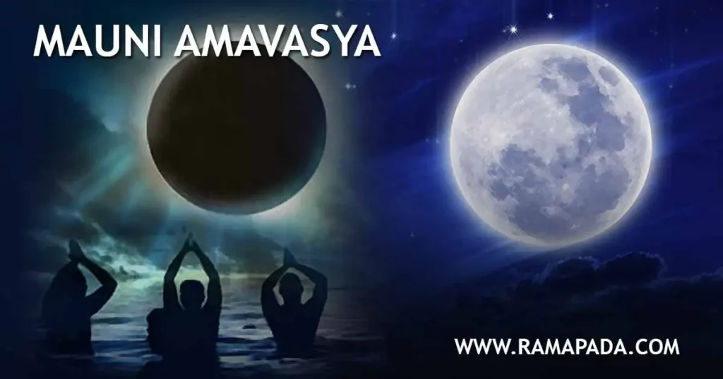 Mauni Amavasya spiritual ritual with meditation and moon phases' significance in astrology