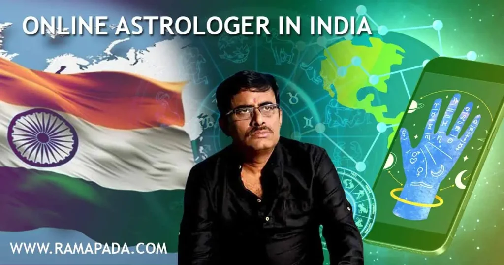 Online astrologer in India providing palm reading and astrology consultation by Ramapada Acharjee