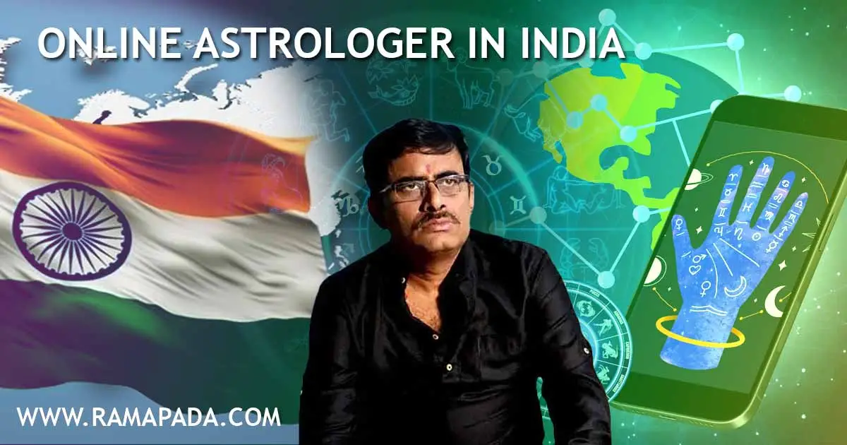 Online astrologer in India providing palm reading and astrology consultation by Ramapada Acharjee